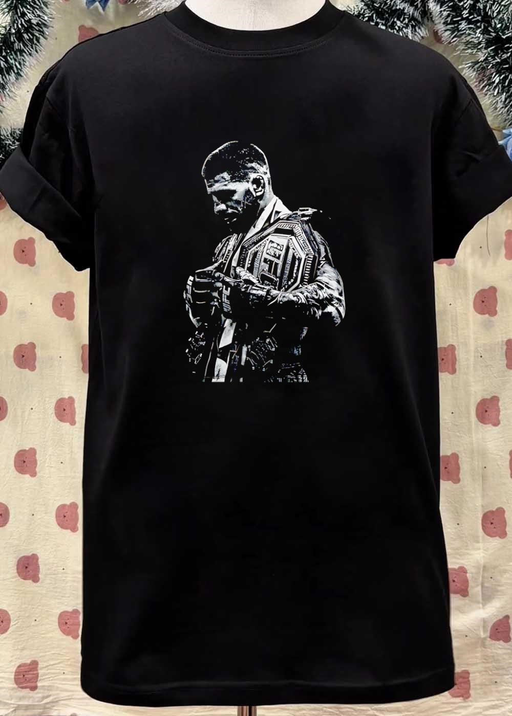 UFC Champion Title Holder Black and White UFC Shirt