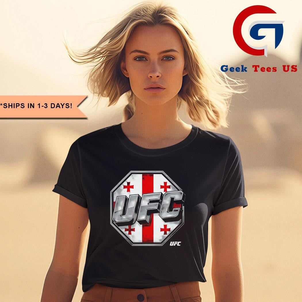 UFC Georgia flag logo shirt