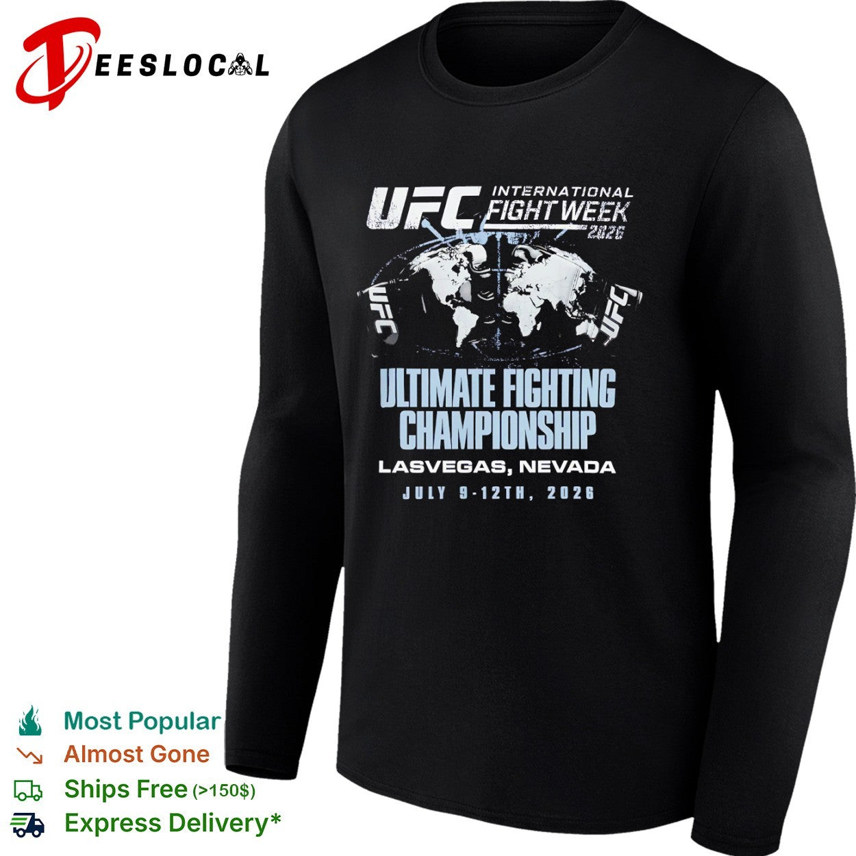 UFC International Fight Week 2026 Ultimate Fighting Championship Las Vegas Nevada shirt