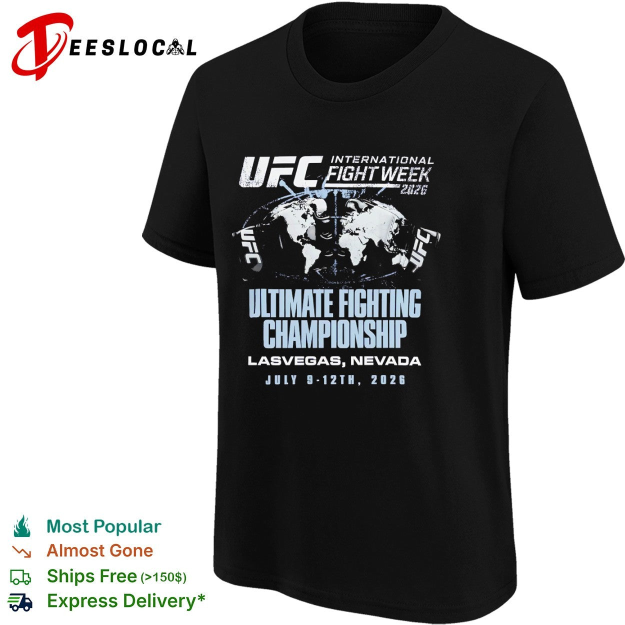UFC International Fight Week 2026 Ultimate Fighting Championship Las Vegas Nevada shirt