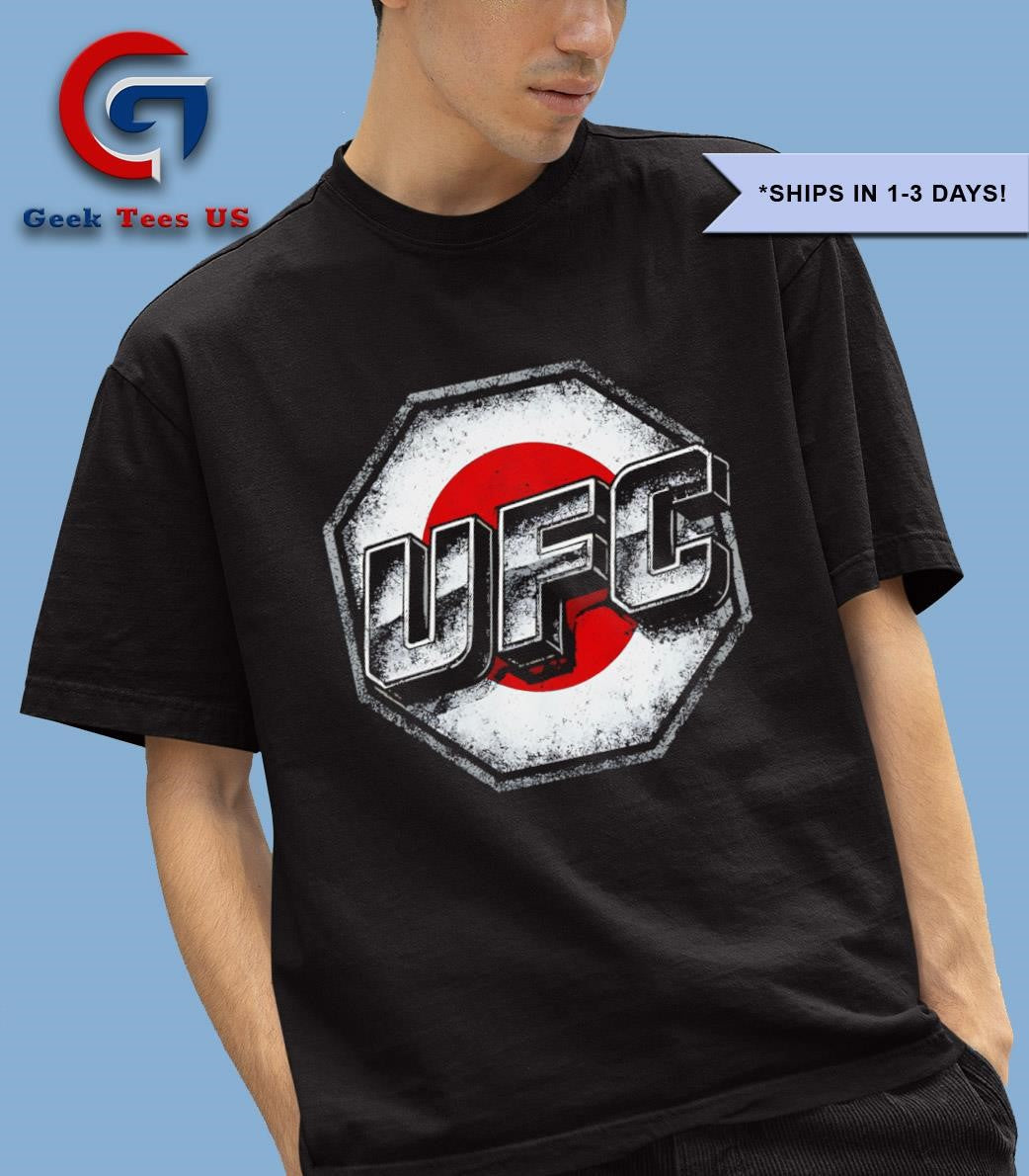 UFC Japan flag logo shirt