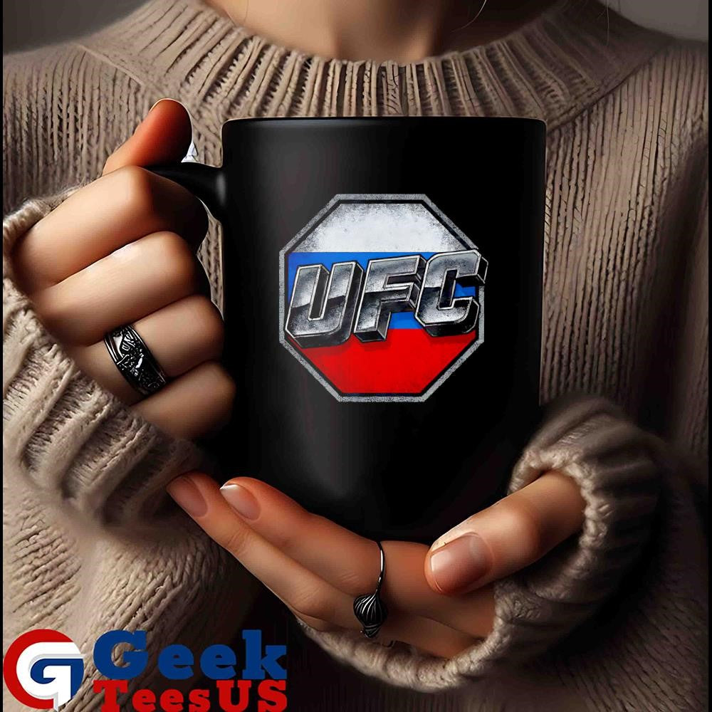 UFC Russia flag logo shirt
