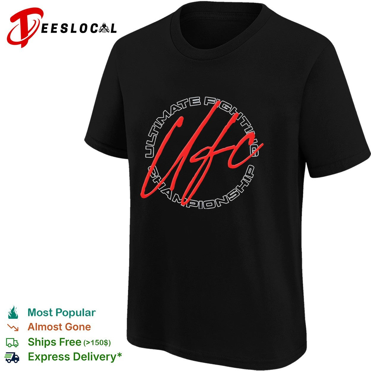 UFC Ultimate Fighting Championship red shirt