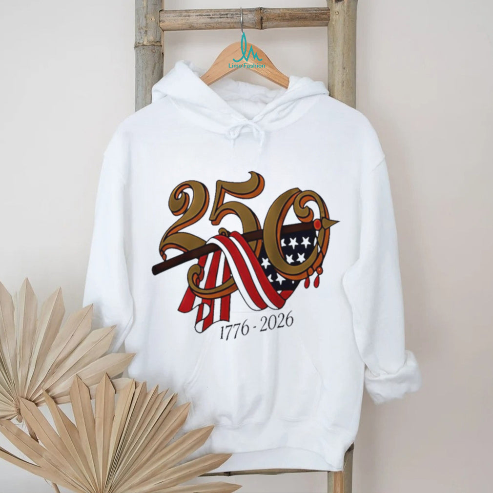 US 250th Anniversary 1776 2026 American Flag Celebration T Shirt