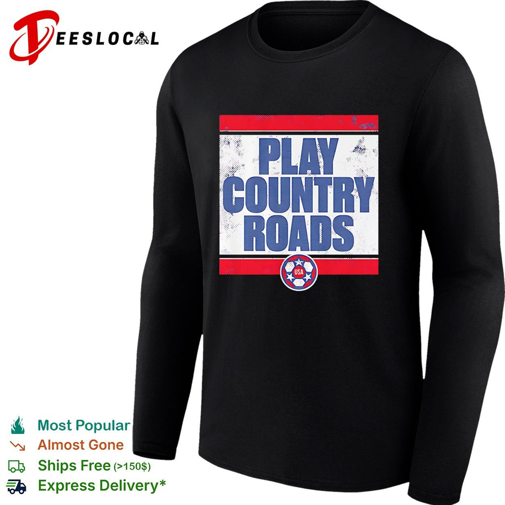 USA 2026 Play Country Roads retro shirt