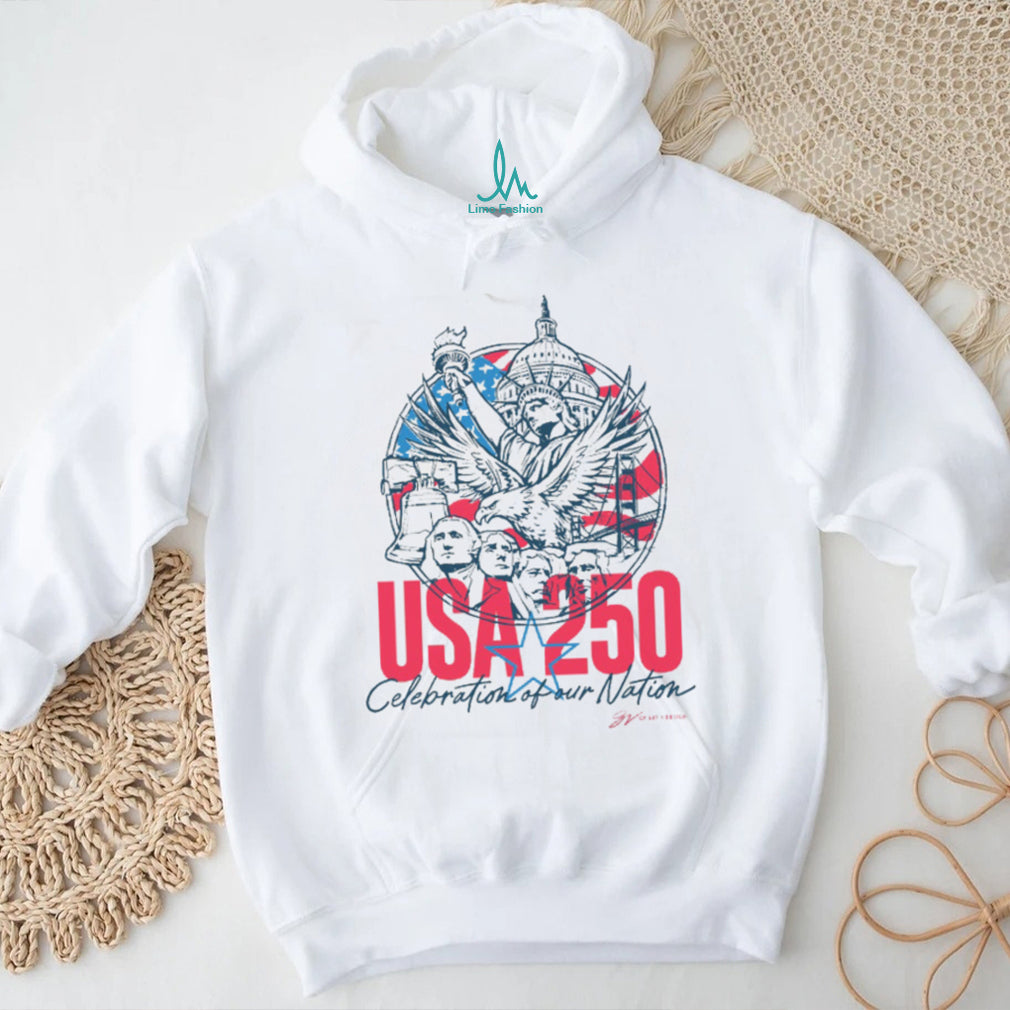 USA 250th Anniversary American Landmark Patriotic Shirt