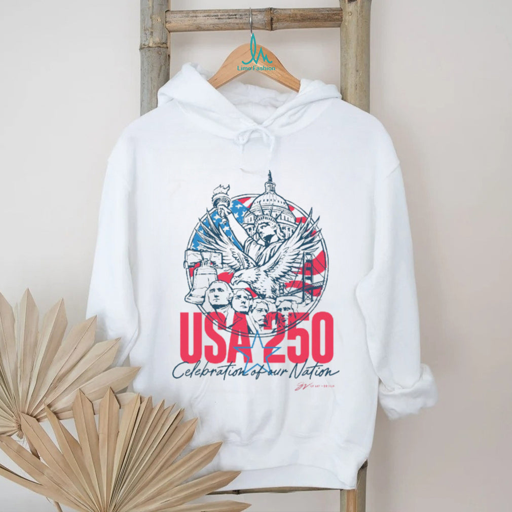 USA 250th Anniversary American Landmark Patriotic Shirt