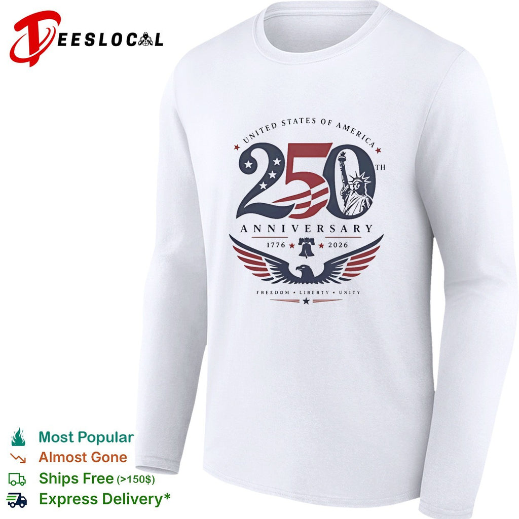 USA 250th anniversary 1776 2026 Statue of Liberty freedom liberty unity shirt