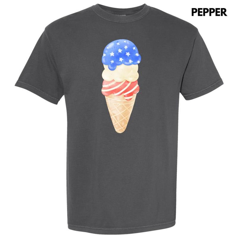 USA Ice Cream Cone Comfort Colors T-Shirt 'NLB' Hoodie, Sweatshirt | PodTeesHub.com