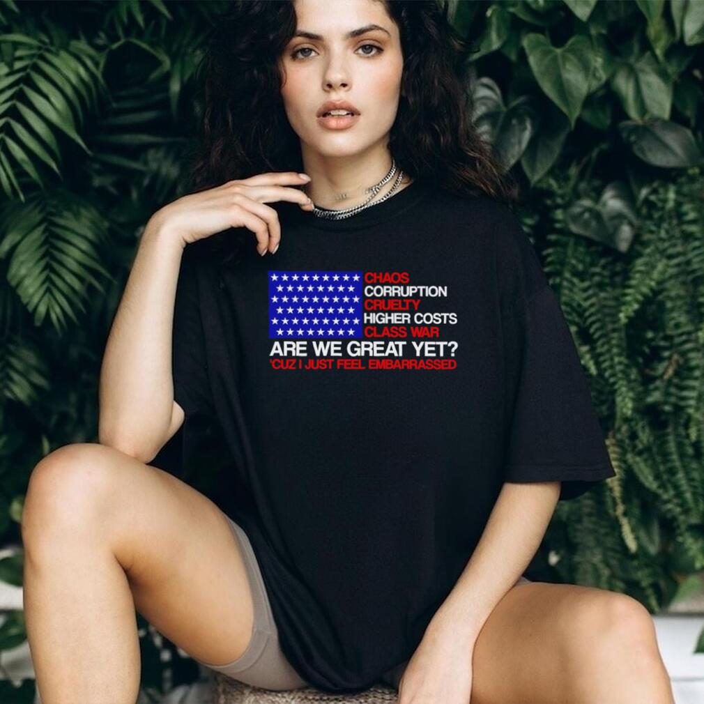 USA Patriotic Protest Chaos Corruption Class War Graphic T Shirt