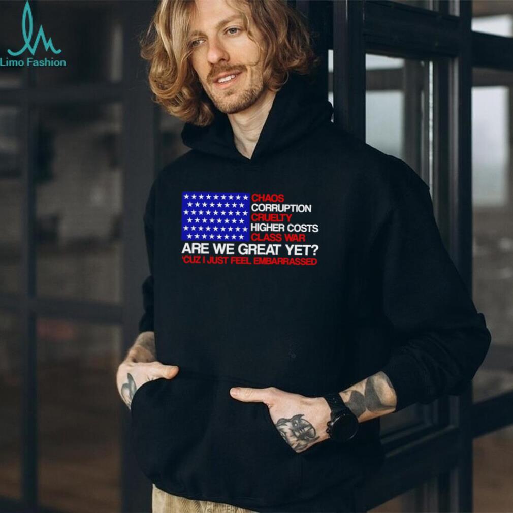 USA Patriotic Protest Chaos Corruption Class War Graphic T Shirt