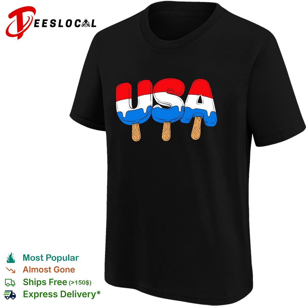 USA melting popsicles shirt