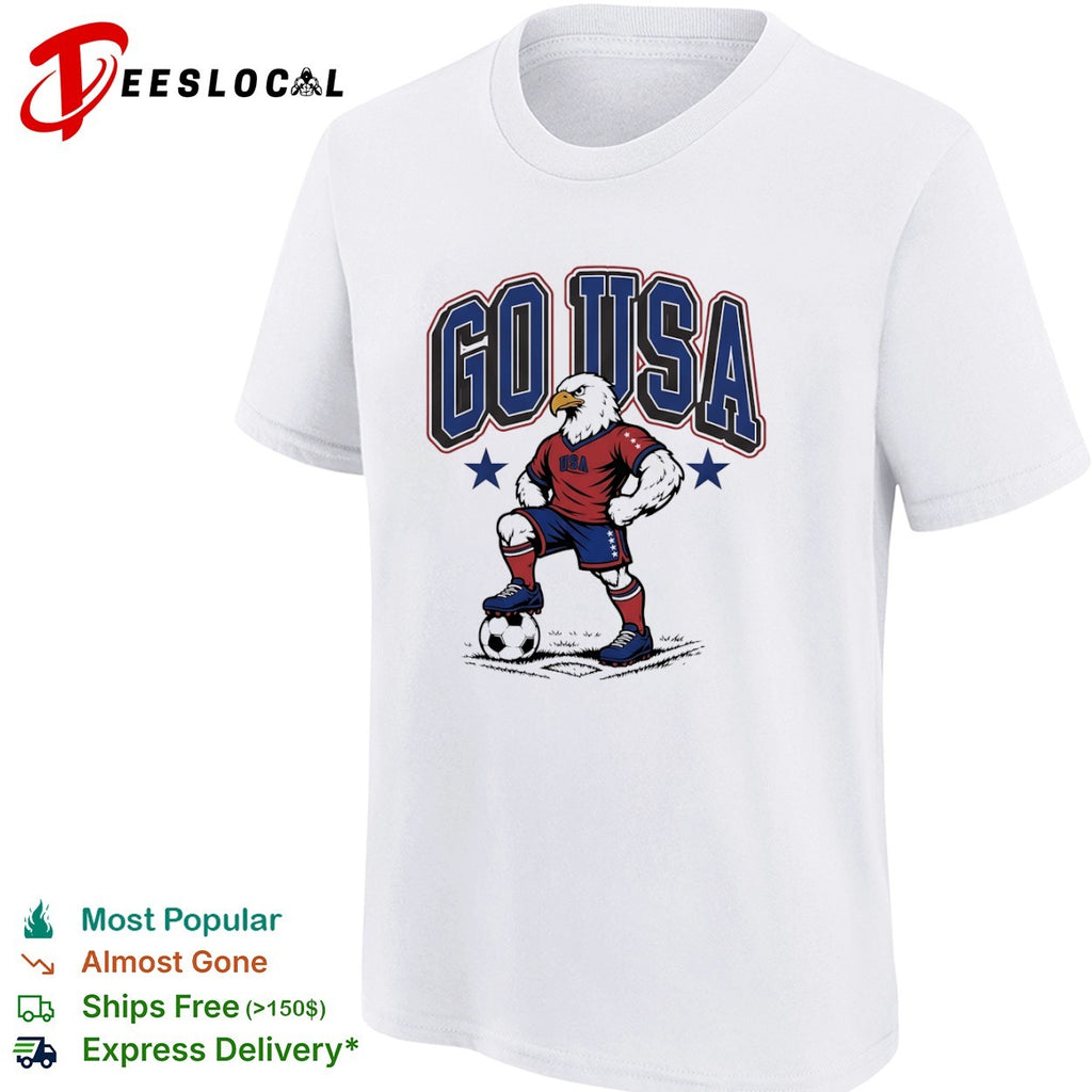 USA soccer go eagle mascot shirt