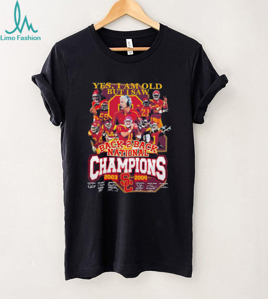 USC Trojans Football Back To Back National Champions Vintage Shirt