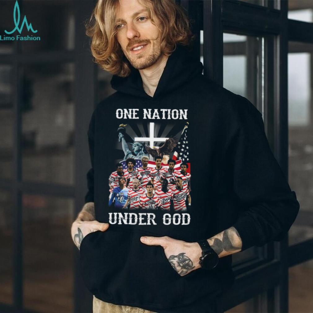 USMNT One Nation Under God USA Soccer Christian Patriotic Fans Men Shirt