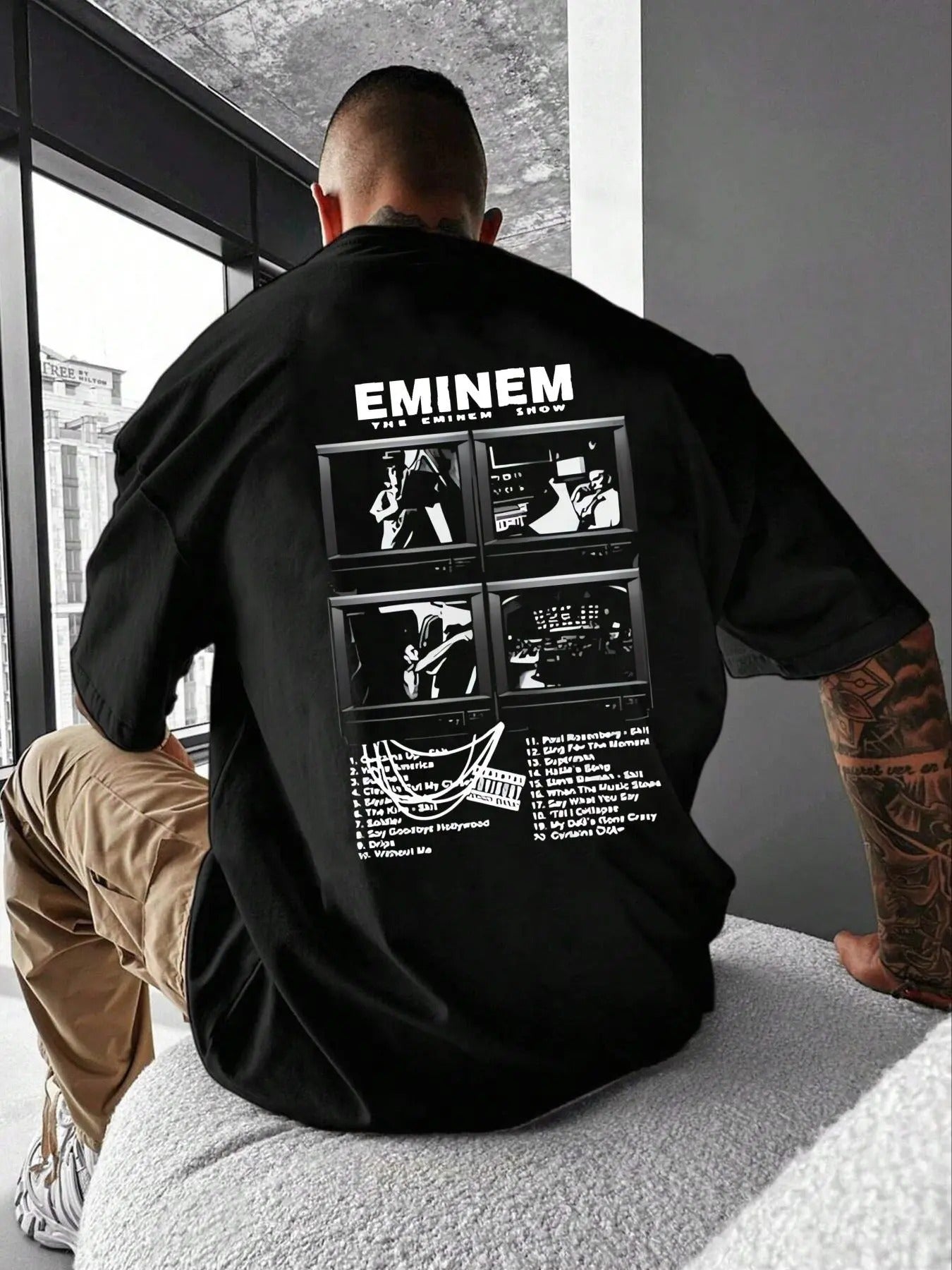 Unisex Men's Letter Print Round Neck Graphic Tee, Casual Short Sleeve T-shirt for Daily Wear, Ladies Summer Hoodie,...
