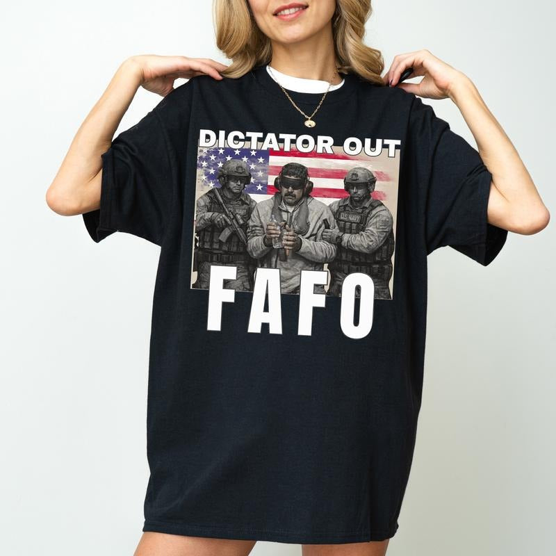 [Unisex T-Shirt][Made In USA] Venezuela President Graphic Shirt, Venezuelan Freedom Protest Shirt, Freedom Protest Trumpp...