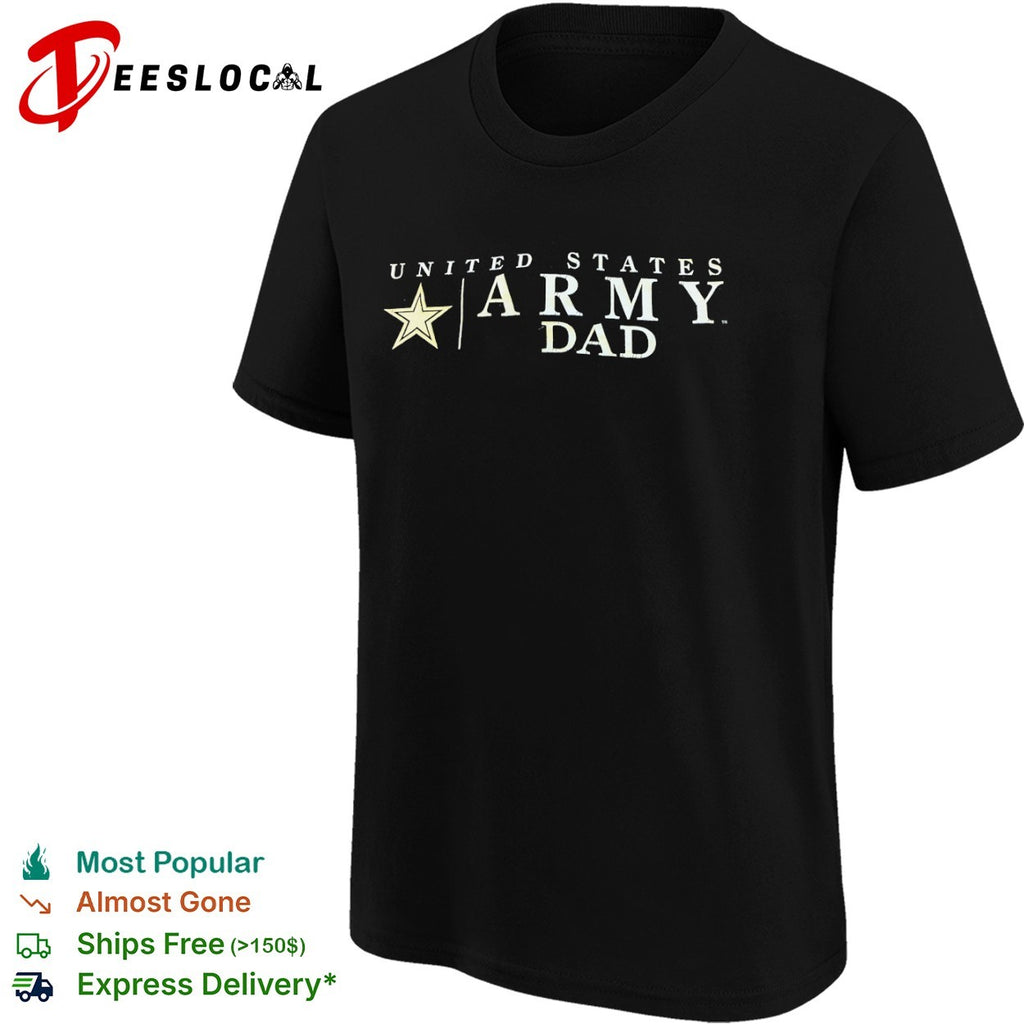 United States Army dad star shirt