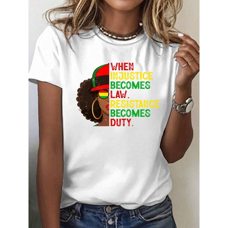 Urban - style Impactful Tee: Stand Out with a Memorable Design that Combines Style and a Strong Message of Resistance...