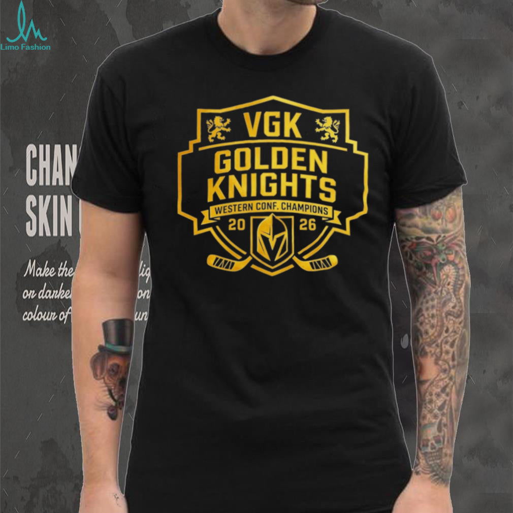 VGK Golden Knights 2026 Western Conference Hockey T Shirt
