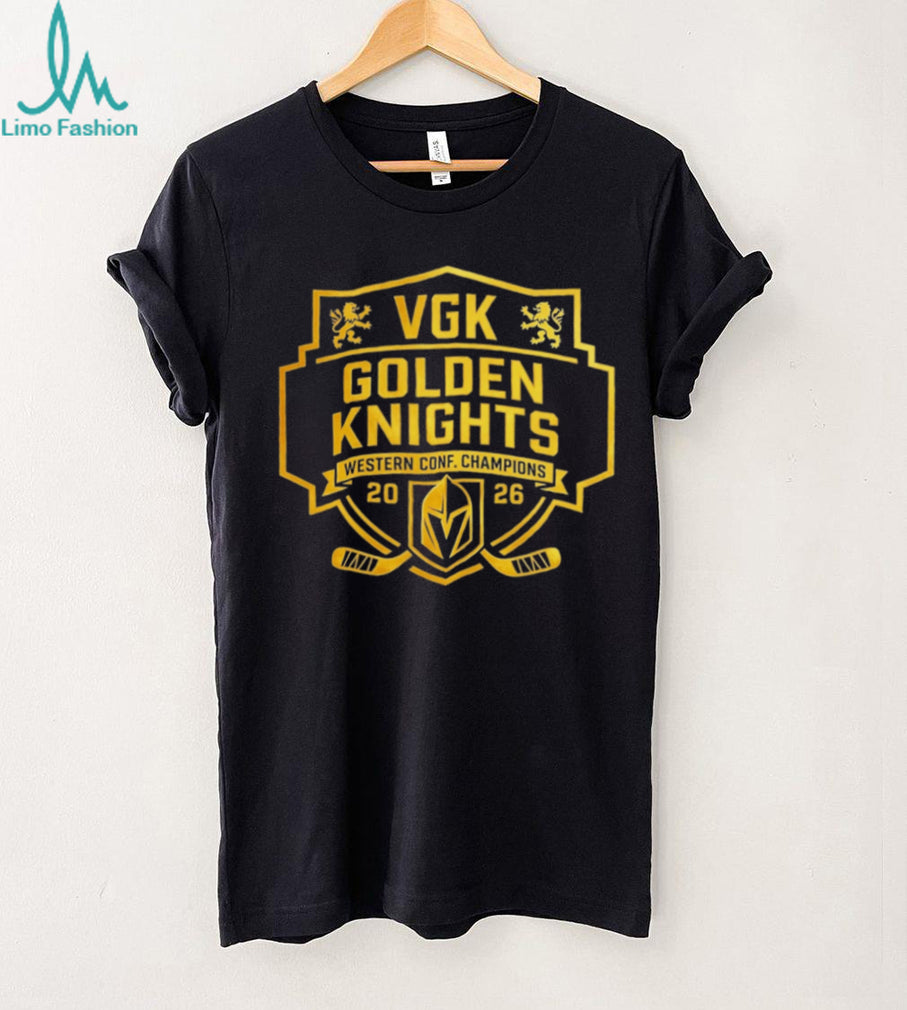 VGK Golden Knights 2026 Western Conference Hockey T Shirt