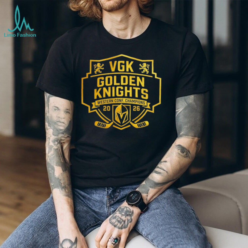 VGK Golden Knights 2026 Western Conference Hockey T Shirt