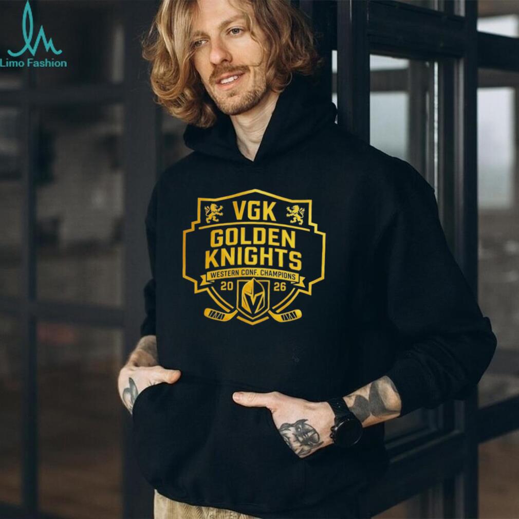 VGK Golden Knights 2026 Western Conference Hockey T Shirt