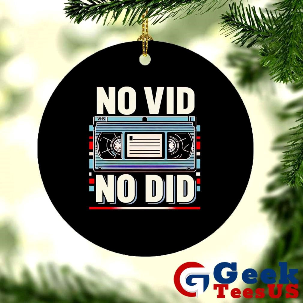 VHS No vid no did shirt