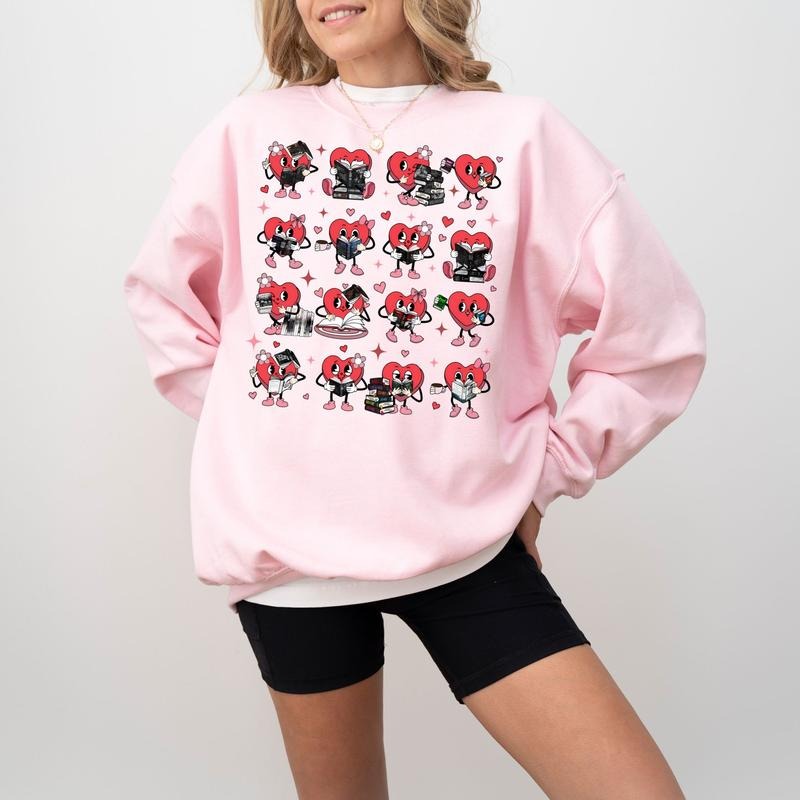 Valentine Dark Romance Book Lover Sweatshirt, Haunting adeline, Lights Out, Butcher and Blackbird, The Lords Series,...