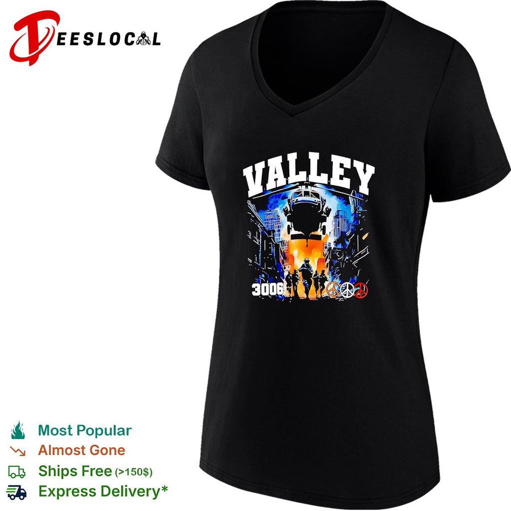 Valley 3006 peace squad graphic shirt