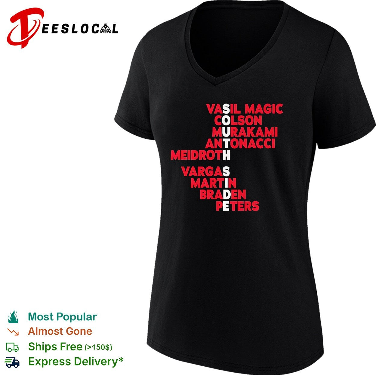 Vasil Magic Colson Murakami Antonacci Meidroth Vargas Martin Braden Peters shirt
