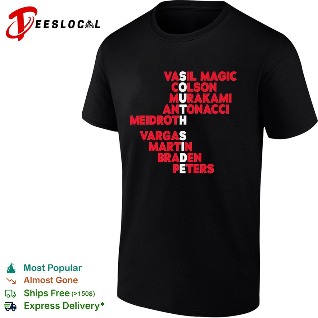 Vasil Magic Colson Murakami Antonacci Meidroth Vargas Martin Braden Peters shirt