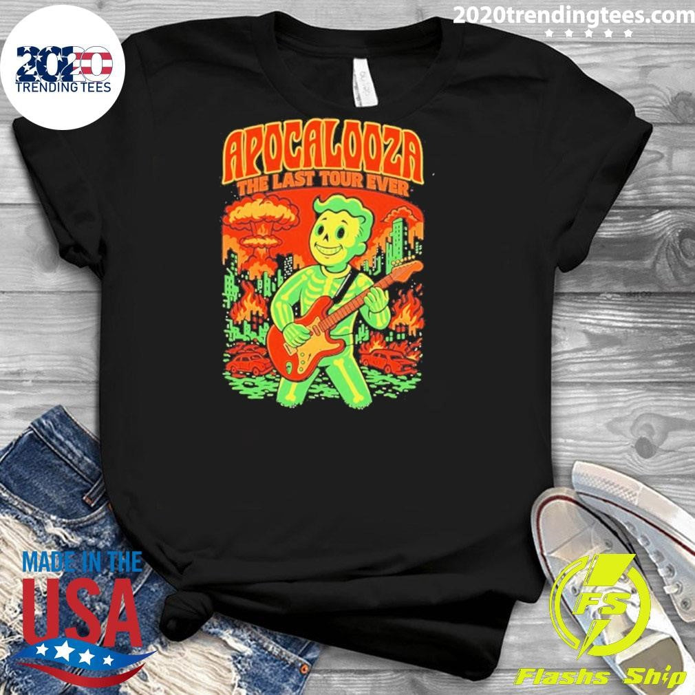 Vault Boy Apocalooza The Last Tour Ever Cartoon Shirt