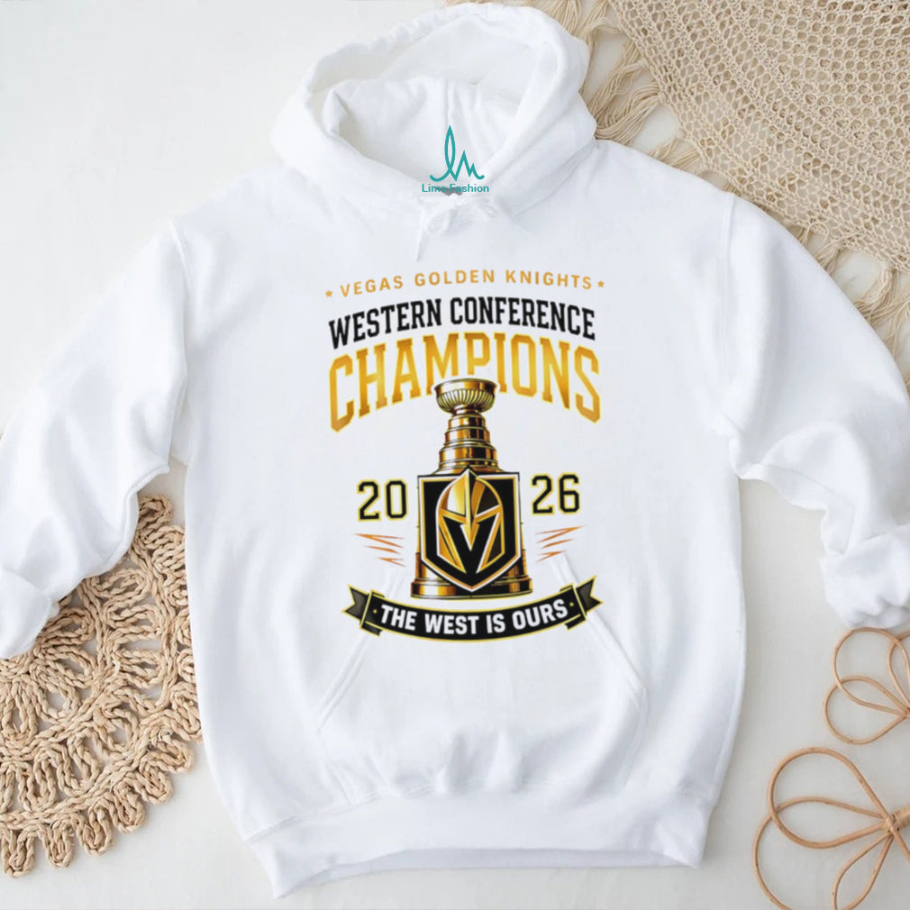Vegas Golden Knights 2026 Western Conference Champions Trophy Logo T Shirt