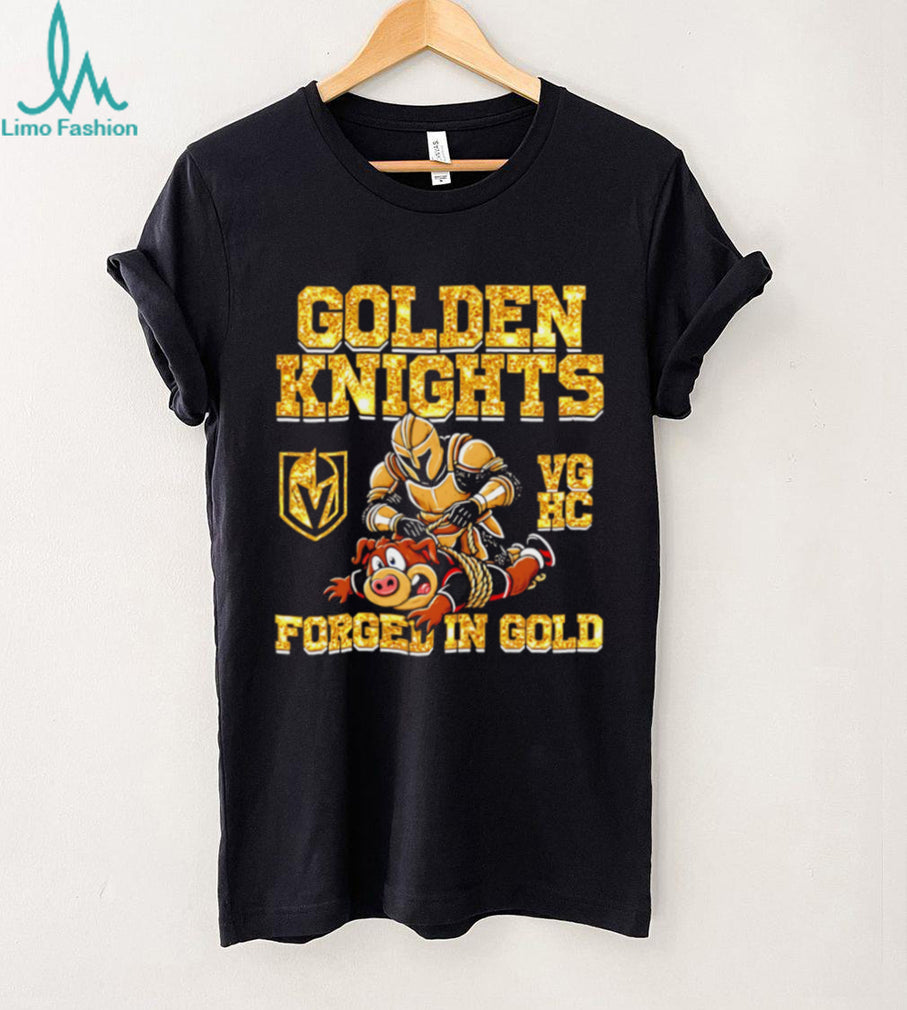 Vegas Golden Knights Forged In Gold Hockey Fan shirt