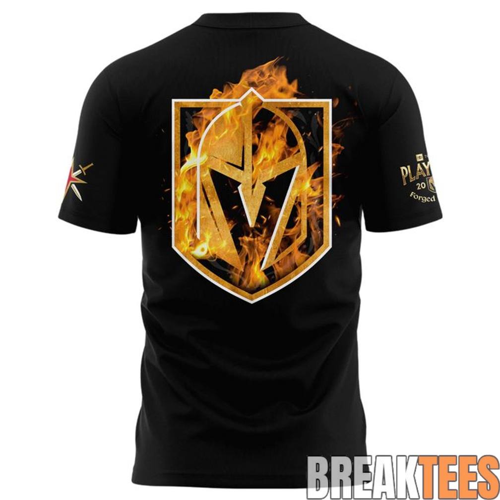 Vegas Golden Knights ‘Forged in Gold’ Playoffs 2026 T-Shirt