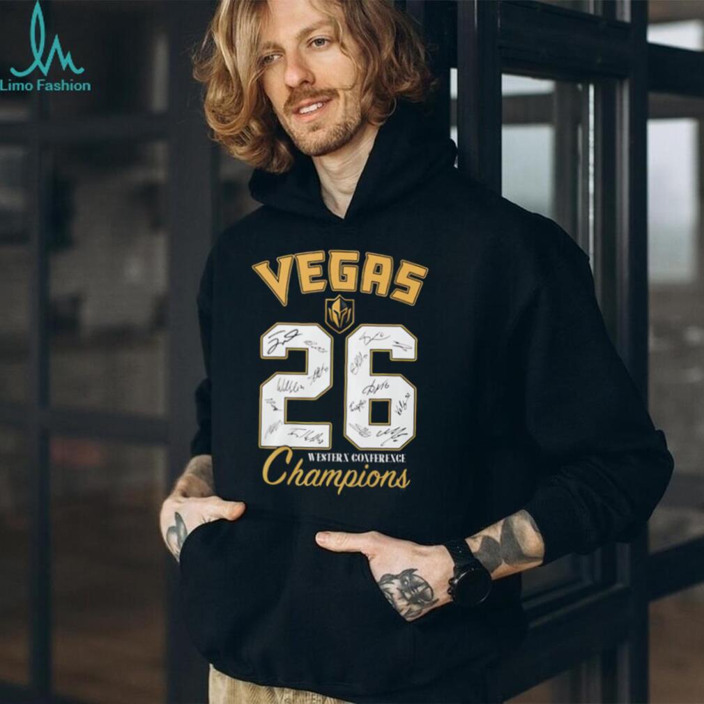 Vegas Golden Knights Jersey Number 26 Western Conference Champions T Shirt