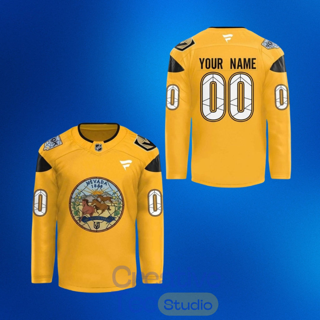 Vegas Golden Knights Nevada Day 2026 Celebrate Hockey Jersey