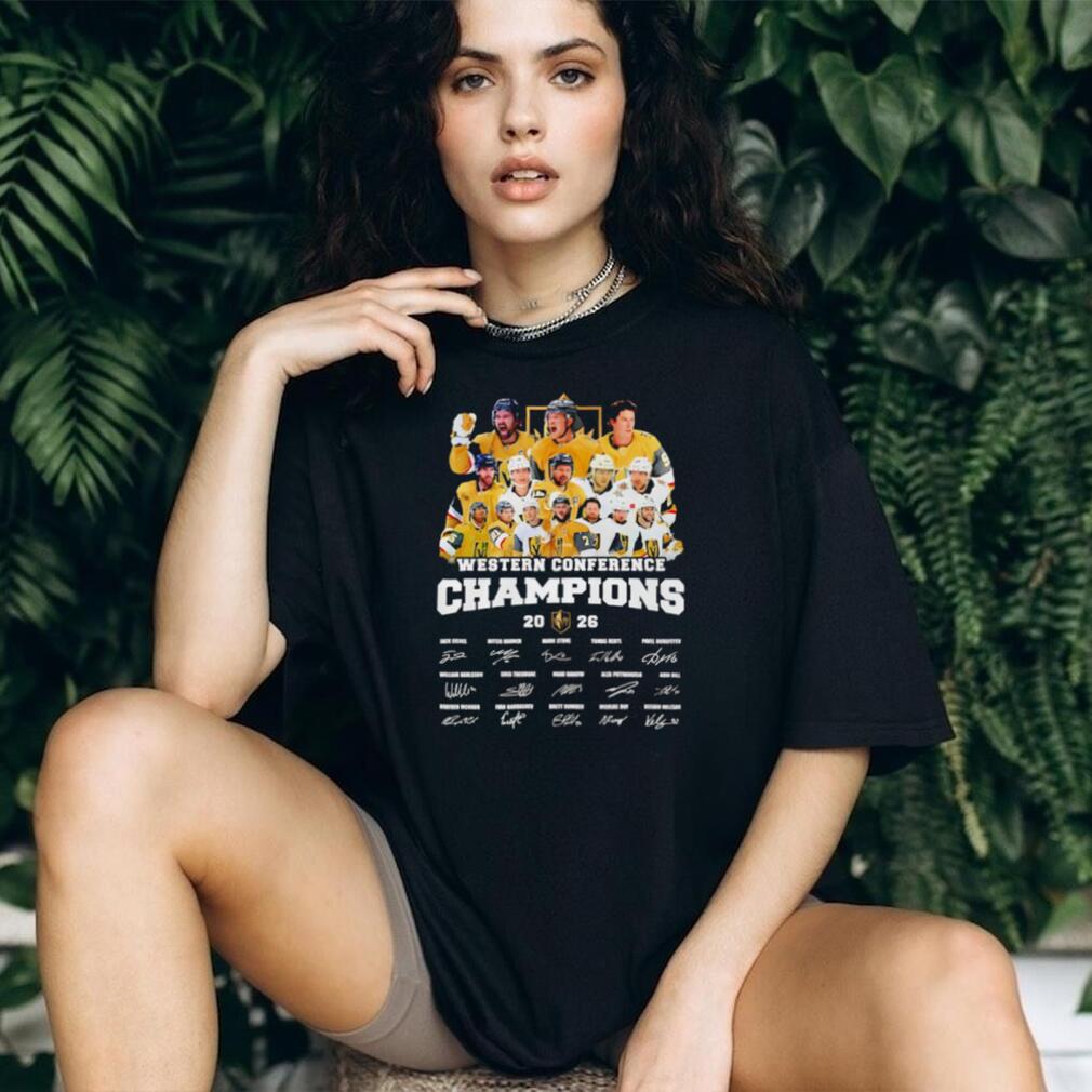 Vegas Golden Knights Players Western Conference Champions T Shirt