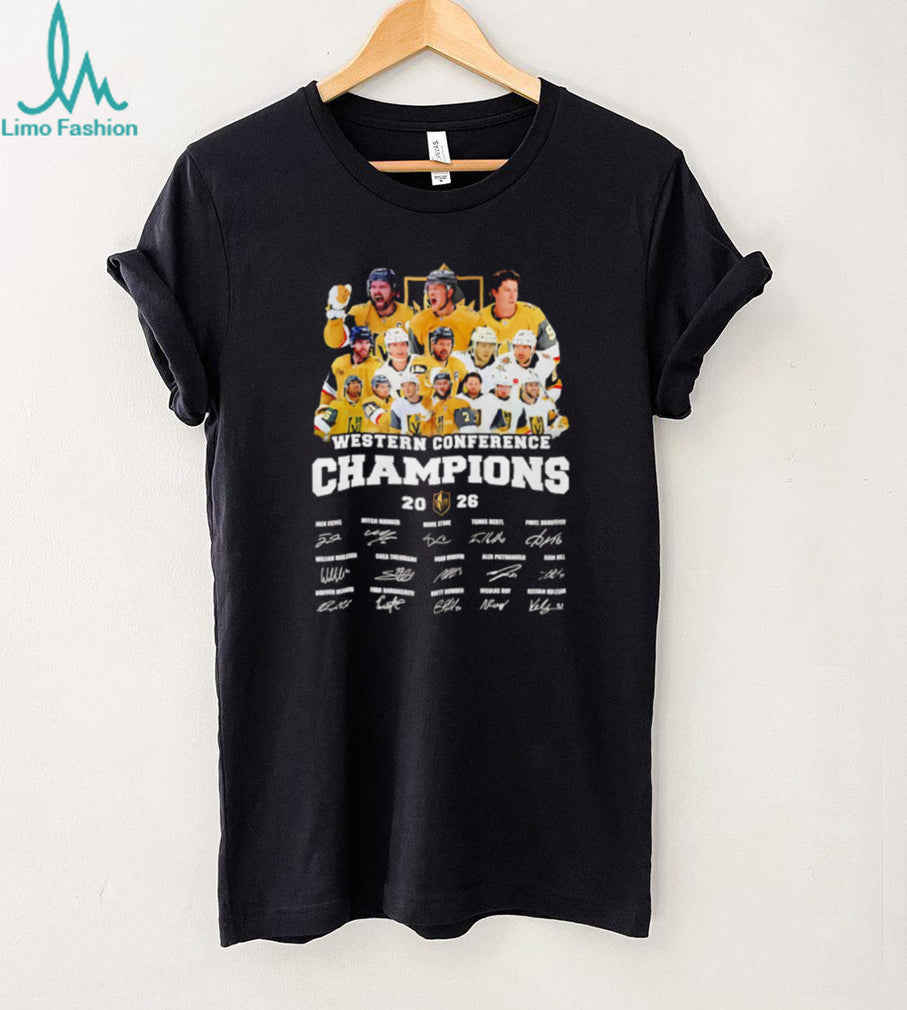 Vegas Golden Knights Players Western Conference Champions T Shirt