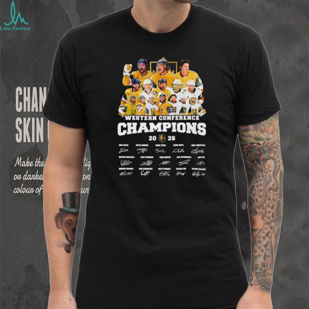 Vegas Golden Knights Players Western Conference Champions T Shirt