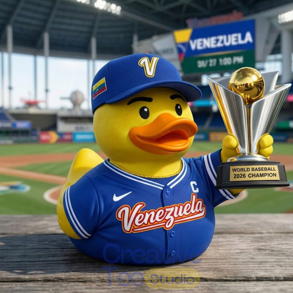 Venezuela WBC 2026 Champions Rubber Duck