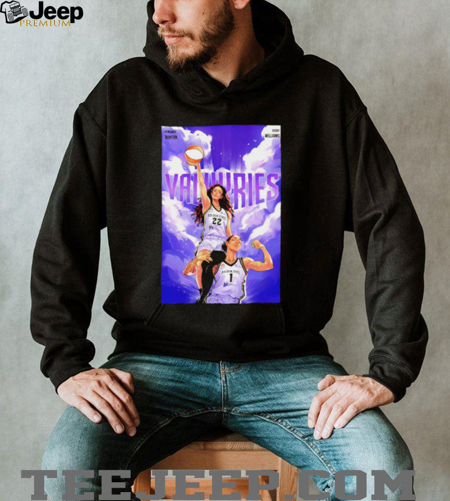 Veronica Burton and Gabby Williams GS Valkyries The Future shirt