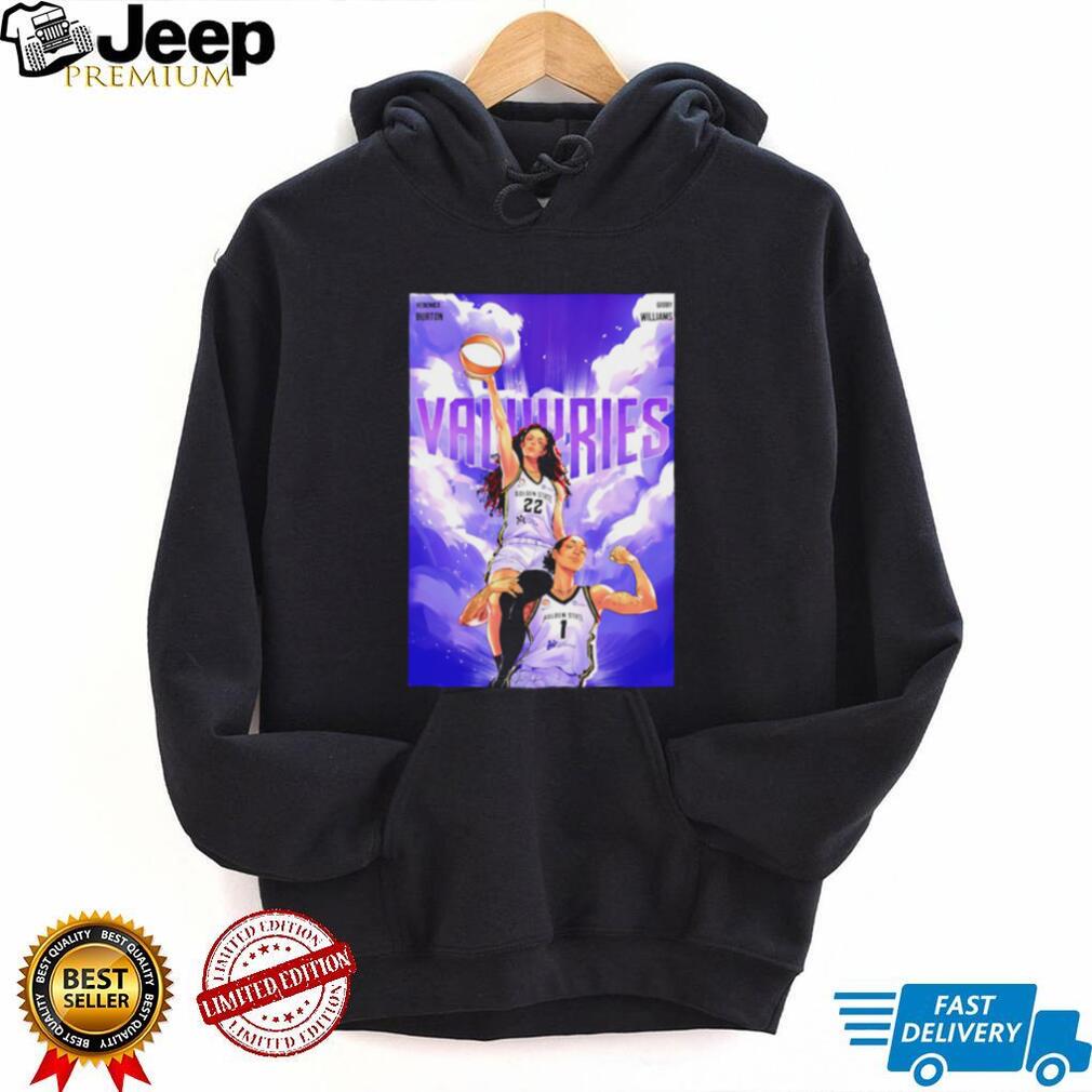 Veronica Burton and Gabby Williams GS Valkyries The Future shirt