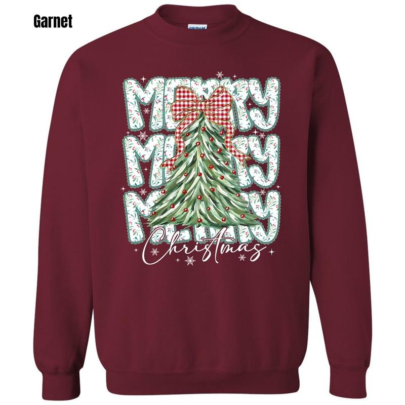 Very Merry Tree Sweatshirt 'NLB' T-Shirts, Hoodie | PodTeesHub.com