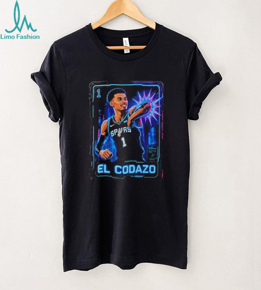 Victor Wembanyama El Codazo Basketball Trading Card T Shirt