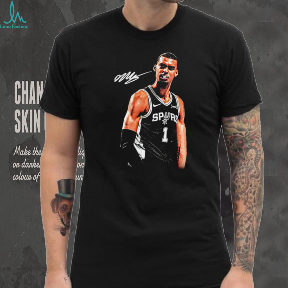 Victor Wembanyama San Antonio Spurs Signature Graphic T Shirt