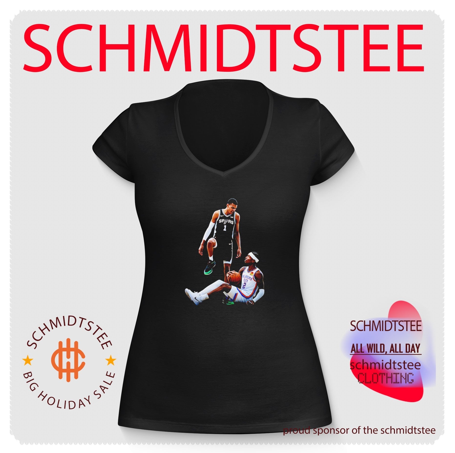 Victor Wembanyama Spurs Basketball vs SGA graphic shirt