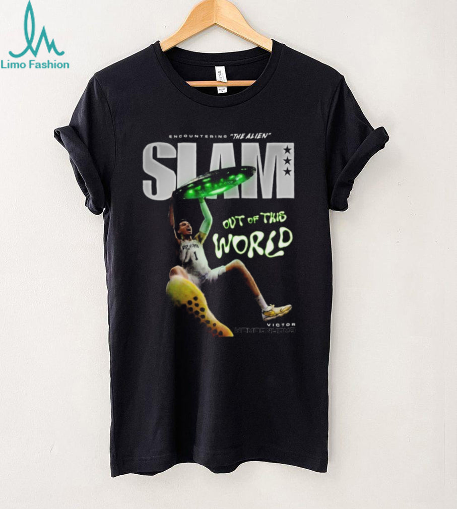 Victor Wembanyama The Alien Slam Out Of This World Dunk T Shirt