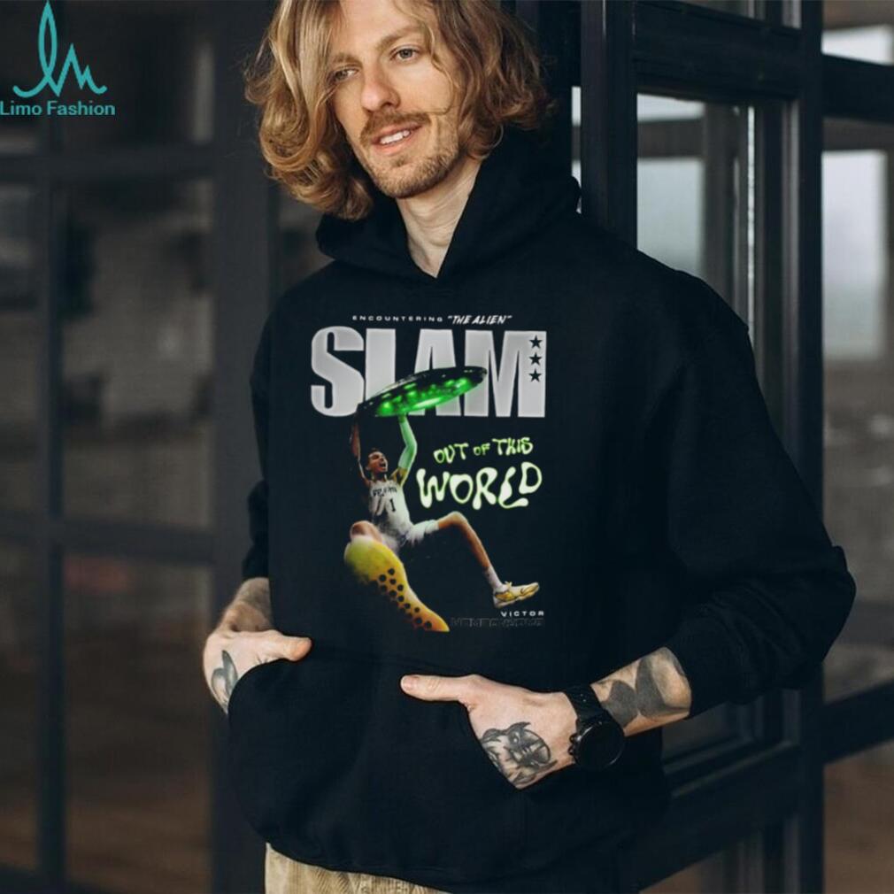 Victor Wembanyama The Alien Slam Out Of This World Dunk T Shirt